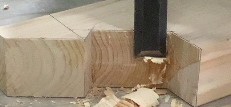 How to make a Nuki beam and Gakutsuka of torii gate