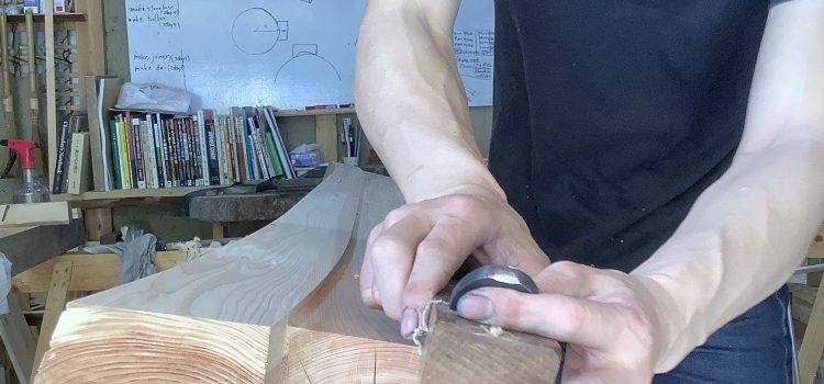 How to make a Kasagi and Shimagi of torii gate-part2