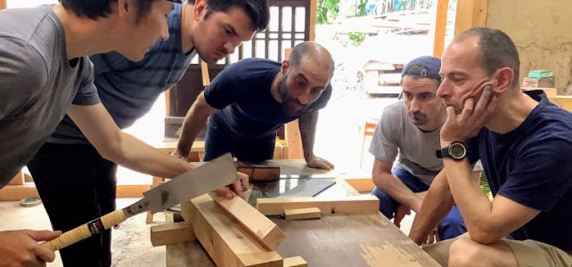 One month Japanese woodworking classes One month Japanese woodworking classes